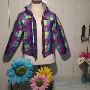 Girls north face rain jacket coat. XS 6